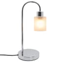 Modern Vintage Chrome Table Lamp Frosted Glass Shade T507