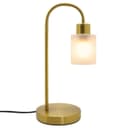 Modern Vintage Antique Brass Table Lamp Frosted Glass Shade T508