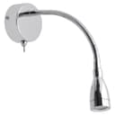  LED Indoor Bedside Reading Wall Light 2W 6000K Chrome H3145
