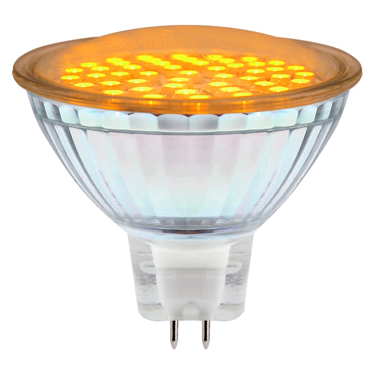2w MR16 LED Amber Low Voltage Spot light Bulb 12v