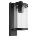 Outdoor Wall Light Black Lantern Clear Diffuser ZLC378 with LED 4w Warm
