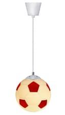 Novelty Football Ceiling Light Shade Pendant Red and White E27