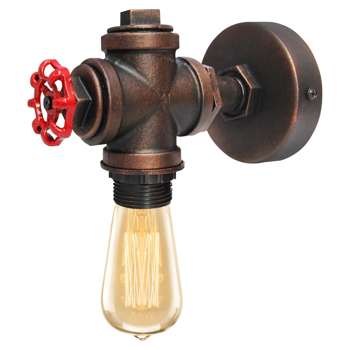 Vintage Industrial Rustic Tap Style Wall Light Waterpipe Lamp 