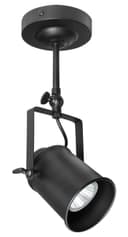 Black Adjustable Retro Industrial Ceiling Spot Light Metal Finish 