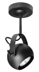 Black Adjustable Retro Industrial Ceiling Spot Light Single Eyeball 