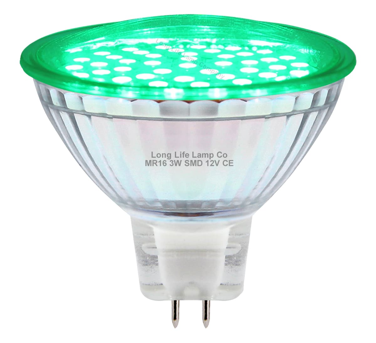 3w MR16 LED Green Low Voltage Spot light Bulb 12v