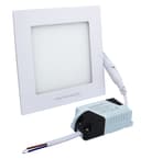 6w LED Square Recessed Ceiling Panel Warm White 3000K