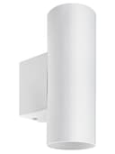 Matt White Finish Stainless Steel Up Down Wall Light GU10 IP20 Indoor Use ZLC056W
