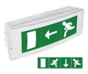 3w LED Emergency Light Non-Maintained/Maintained 180 Minutes with Green Legend Fire Exit EML02