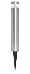 Modern LED Bollard Post Ground Spike Light Warm White Stainless Steel ZLC078WW
