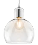 Modern Mini Globe Clear Glass Pendant Light M0185