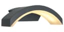 Modern Curved 7W LED Outdoor Wall Light Warm White ZLC338WW