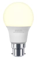 9W LED A60 Light Bulb Bayonet B22 Warm White 3000K
