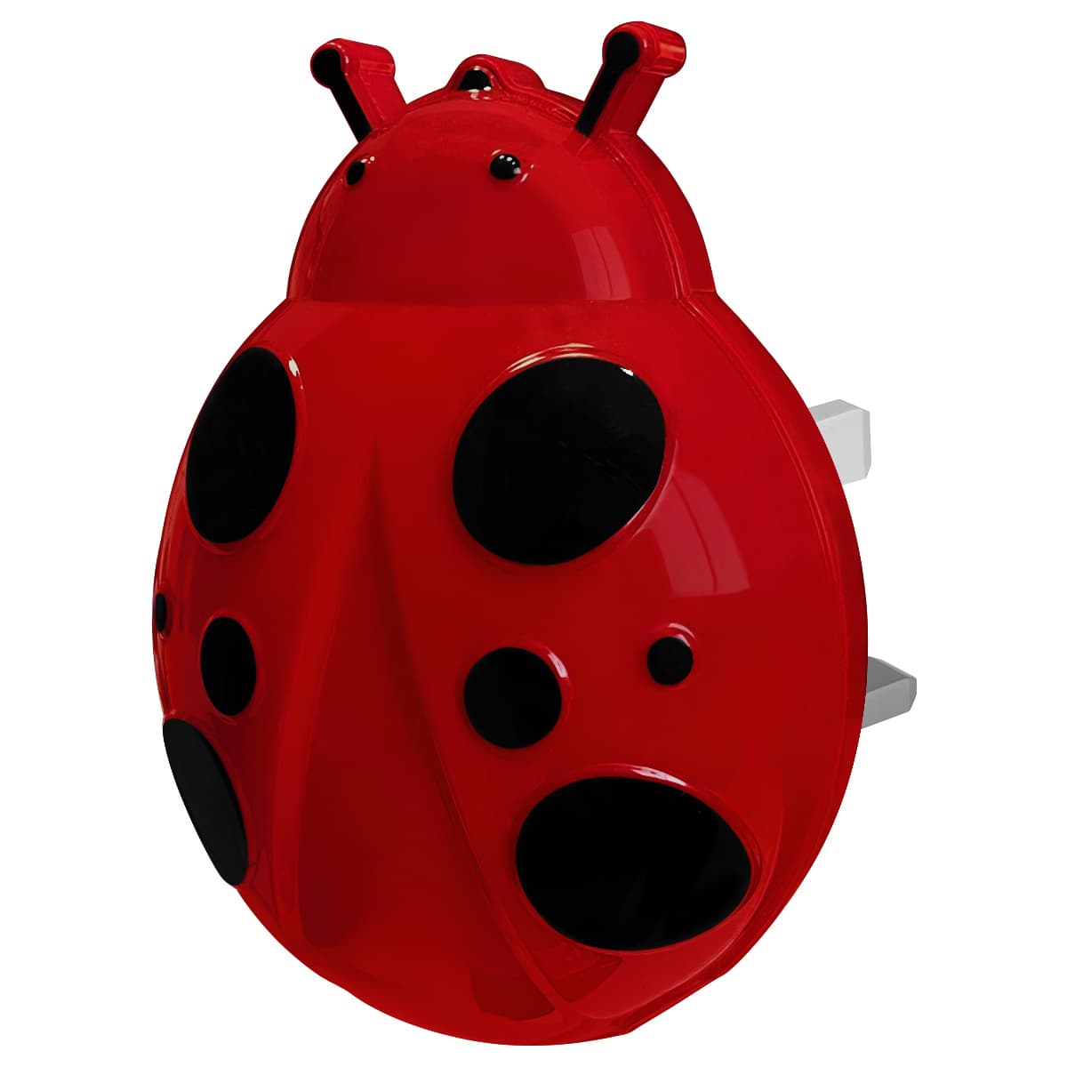 1W LED Night Light with Auto Sensor Red Ladybug Plug In Dusk to Dawn A62R