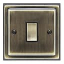 Antique Brass Single Light Switch 10amp 2 Way BE302KME