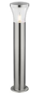 Modern LED Bollard Light Stainless ZLC310K with Warm White 5w E27 Clear Candle