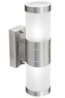 Stainless Steel Up Down Wall Light Frosted Glass Cover IP44 Garden Wall Light ZLC017