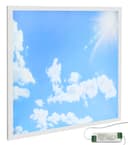 Dimmable 40w Sky With Sun LED Recessed Ceiling Panel 600 X 600 Cloud Scene With Dimmable Transformer
