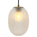 Modern Brass Ceiling Pendant Light Frosted White Textured Glass Lamp Shade K447