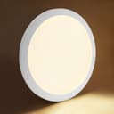 24w Round LED Ceiling Light Recessed Panel Flat Warm White