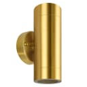 Modern Double Outdoor Wall Light Stainless Steel Brass IP65 with LED 5w Warm ZLC383