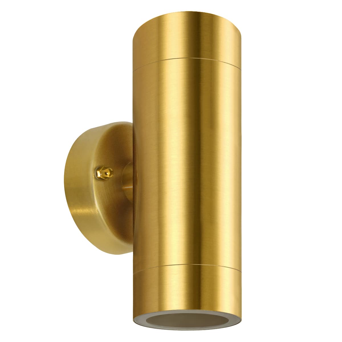 Modern Double Outdoor Wall Light Stainless Steel Brass IP65 with LED 5w Warm ZLC383