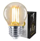 Filament Vintage 4w LED Golf Ball Light Bulb E27 Edison Screw Clear Glass
