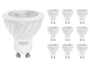 10 Pack 7w COB LED GU10 Replacement 65w Halogen Cool White