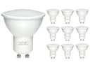 10 Pack 5w SMD LED GU10 High Brightness Warm White 3000K