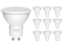 10 Pack 6w SMD LED Light Bulb GU10 50w Brightness Cool White