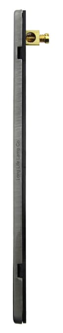 Modern Double Gloss Brush Chrome Wall Blanking Plate Scewless Finish N402DME