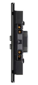 Polished Black Nickel USB Double Wall Plug Socket 2 Gang 13A with 2 USB Charger Port Outlets Plate N776GME