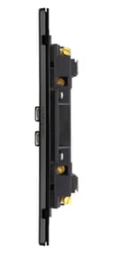 Double Wall Socket Switched Black Nickel 2 Gang Screwless 13a Double Pole N410GME
