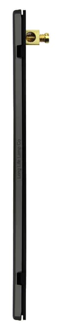 Modern Double Black Nickel Wall Blanking Plate Scewless Finish N402GME