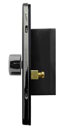 LED Dimmer Switch Black Nickel 800w 2 Gang 400w x 2 Single Pole Screwless N354GME