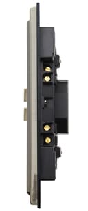 Antique Brass USB Double Wall Plug Socket 2 Gang 13A with 2 USB Charger Port Outlets Socket Plate BE776KME