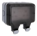 13A 2-Gang Weatherproof Outdoor Switched Socket IP66 Rated