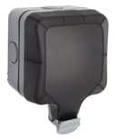 Single 13A 1-Gang Weatherproof Outdoor Switched Socket IP66 Rated