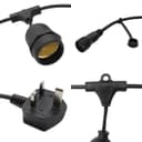 10 Bulb 10M Outdoor LED Festoon String Lights Coloured Bulbs IP64 240v Heavy Duty Highest Quality