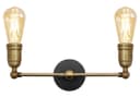 Modern Vintage Industrial Antique Brass Adjustable Double Arm Wall Light Lamp