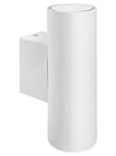 Matt White Finish Stainless Steel Up Down Wall Light GU10 IP20 Indoor Use ZLC056W