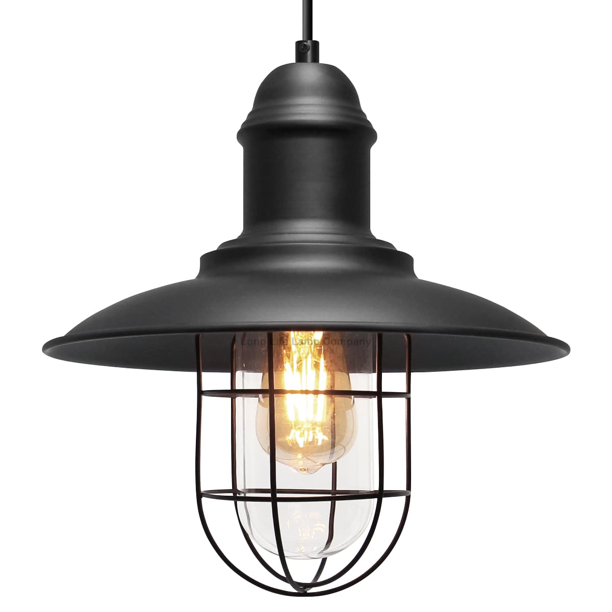 Vintage Industrial Nautical Fishermans Hanging Ceiling Pendant Lamp Shade