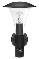 Outdoor Garden Black Finish Stainless Steel PIR Wall Light IP44 ZLC050 