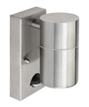Single Outdoor Wall with PIR Movement Sensor Stainless Steel
