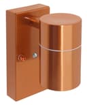Single Outdoor Wall Light Dusk Till Dawn Sensor Copper Finish IP65 ZLC097CDTD