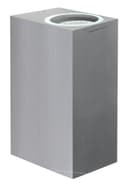 Modern Rectangular Up Down Aluminium Finish Outdoor Wall Light Fixture GU10 ZLC063AB 