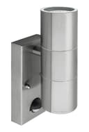 Double Outdoor Wall with PIR Movement Sensor Stainless Steel ZLC08DSEN 