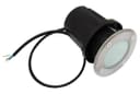 10w Outdoor Ground Walkover Light Round Warm White Brushed Chrome GL01WW