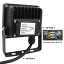 10w LED Floodlight Cool White 6000k Energy Saving 100w Equivalent IP65 NAV