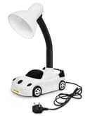 Racing Car Desk Lamp Flexible White and Black 